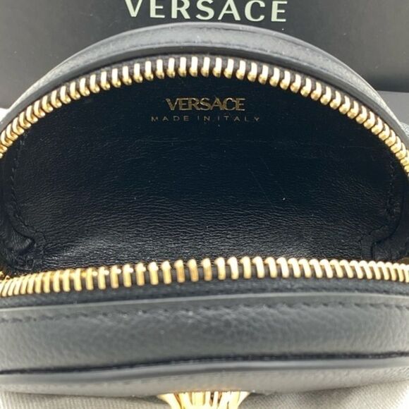Versace Medusa Keyring Pouch Bag Charm - Picture 8 of 8